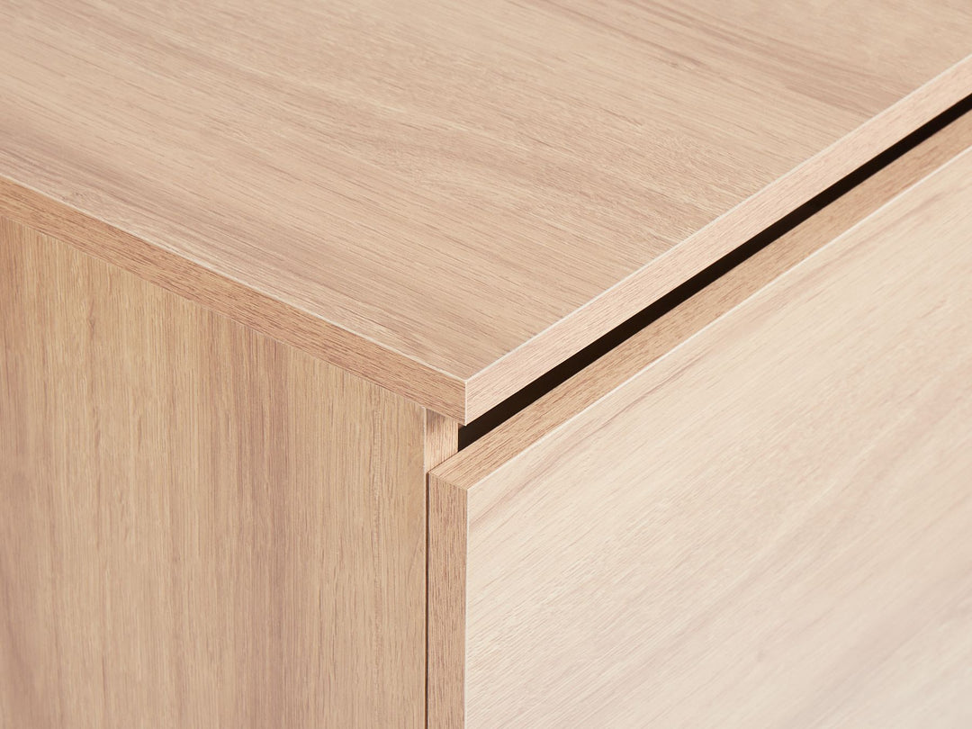 Wall Mounted Washbasin Cabinet 60 cm Light Brown Natal