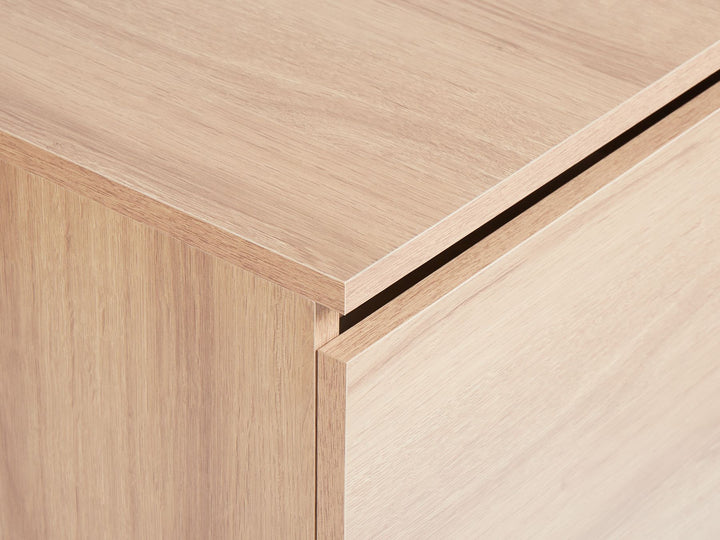 Wall Mounted Washbasin Cabinet 60 cm Light Brown Natal