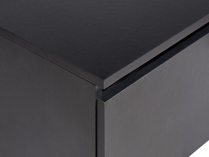 Wall Mounted Washbasin Cabinet 80 cm Black Rupanco