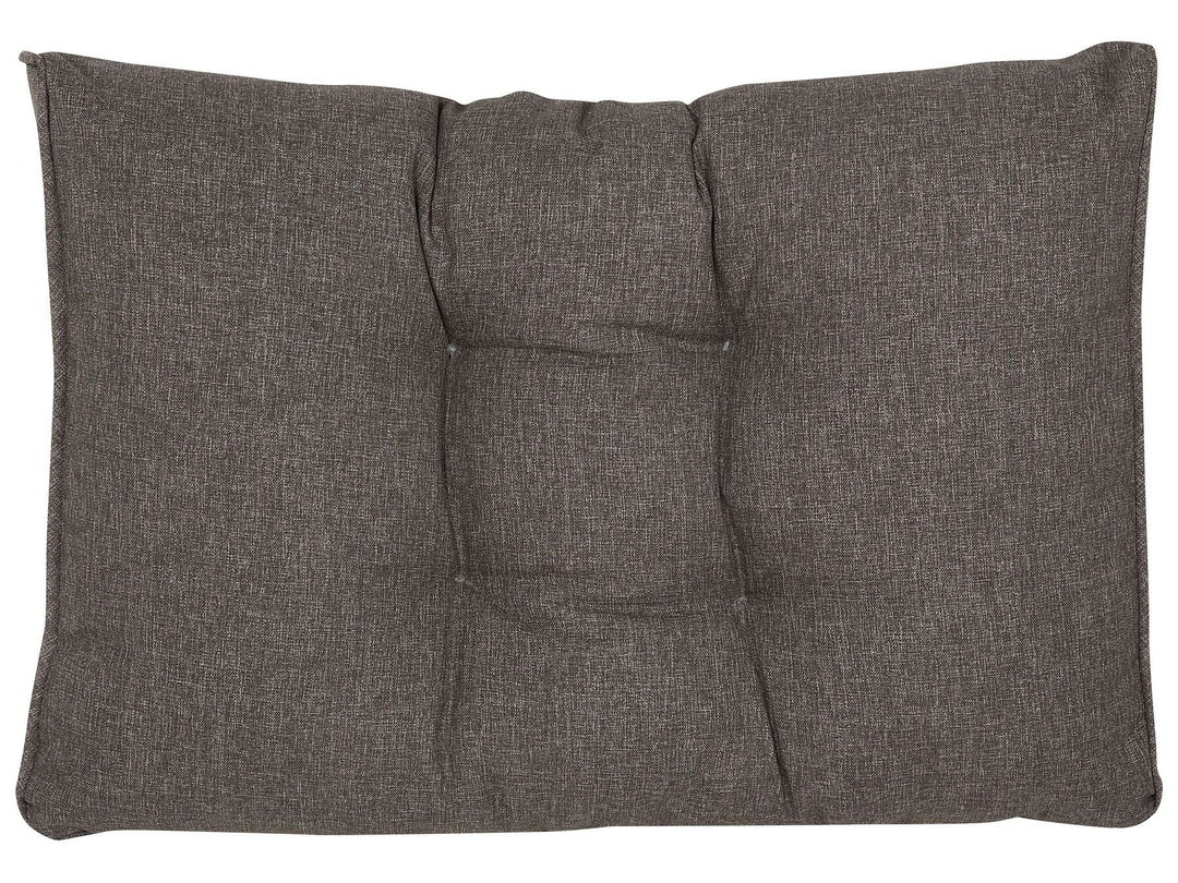 Viterbo Garden Lounge Set with Table 8 Seater with Cushions PE Rattan Grey