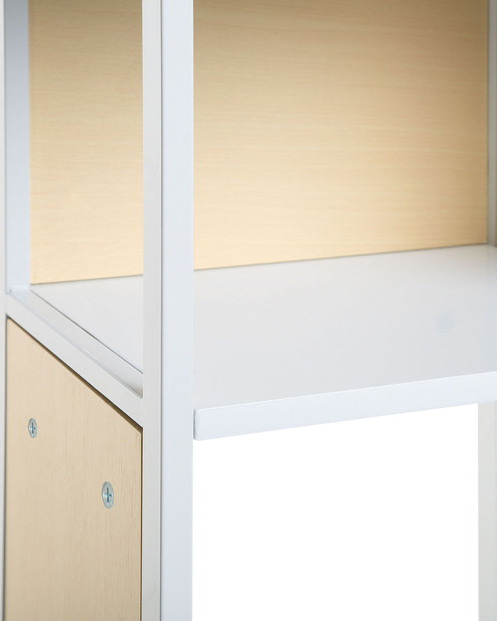 5 Tier Shelving Unit 165 cm White Alonzo