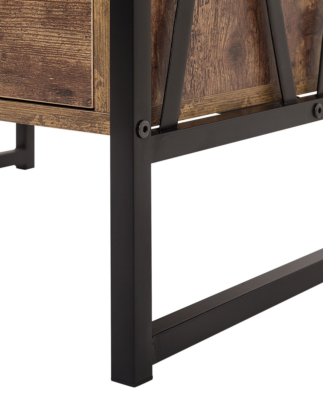 3 Tier Shelving Unit 101 cm Dark Brown Lucia