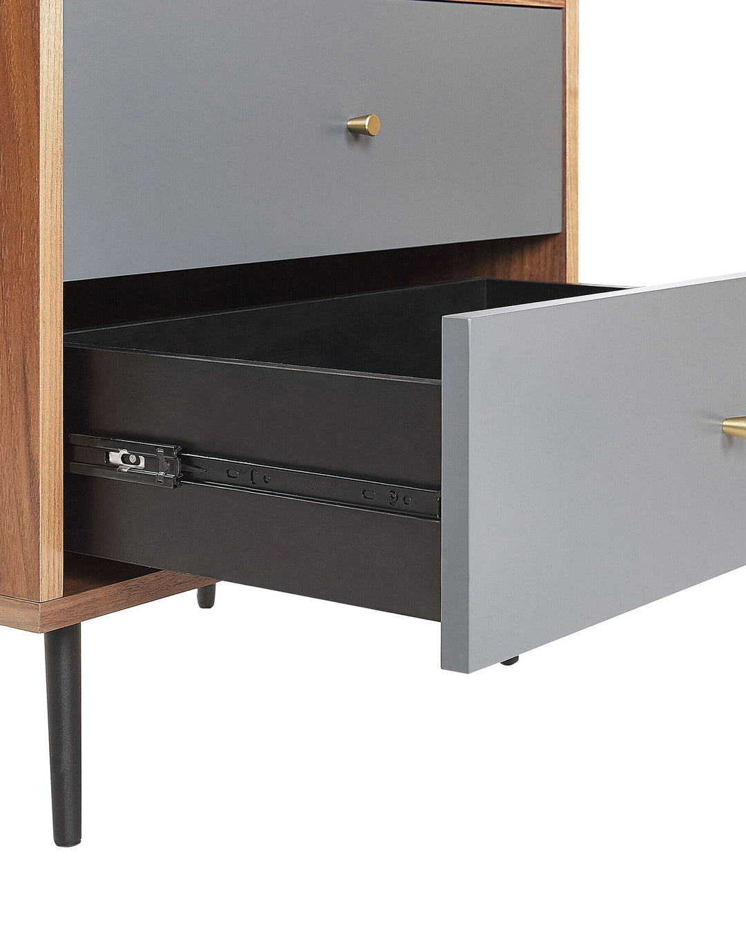 Shelving Unit 139 cm Dark Walnut Allya