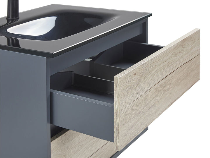 Bathroom Vanity Set Grey Tereuel