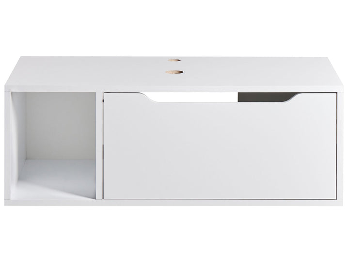 Wall Mounted Washbasin Cabinet 80 cm White Cascavel