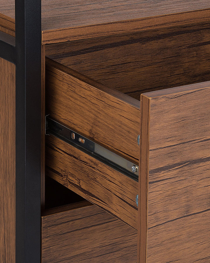 Dylan Shelving Unit 158 cm Dark Brown Tifton