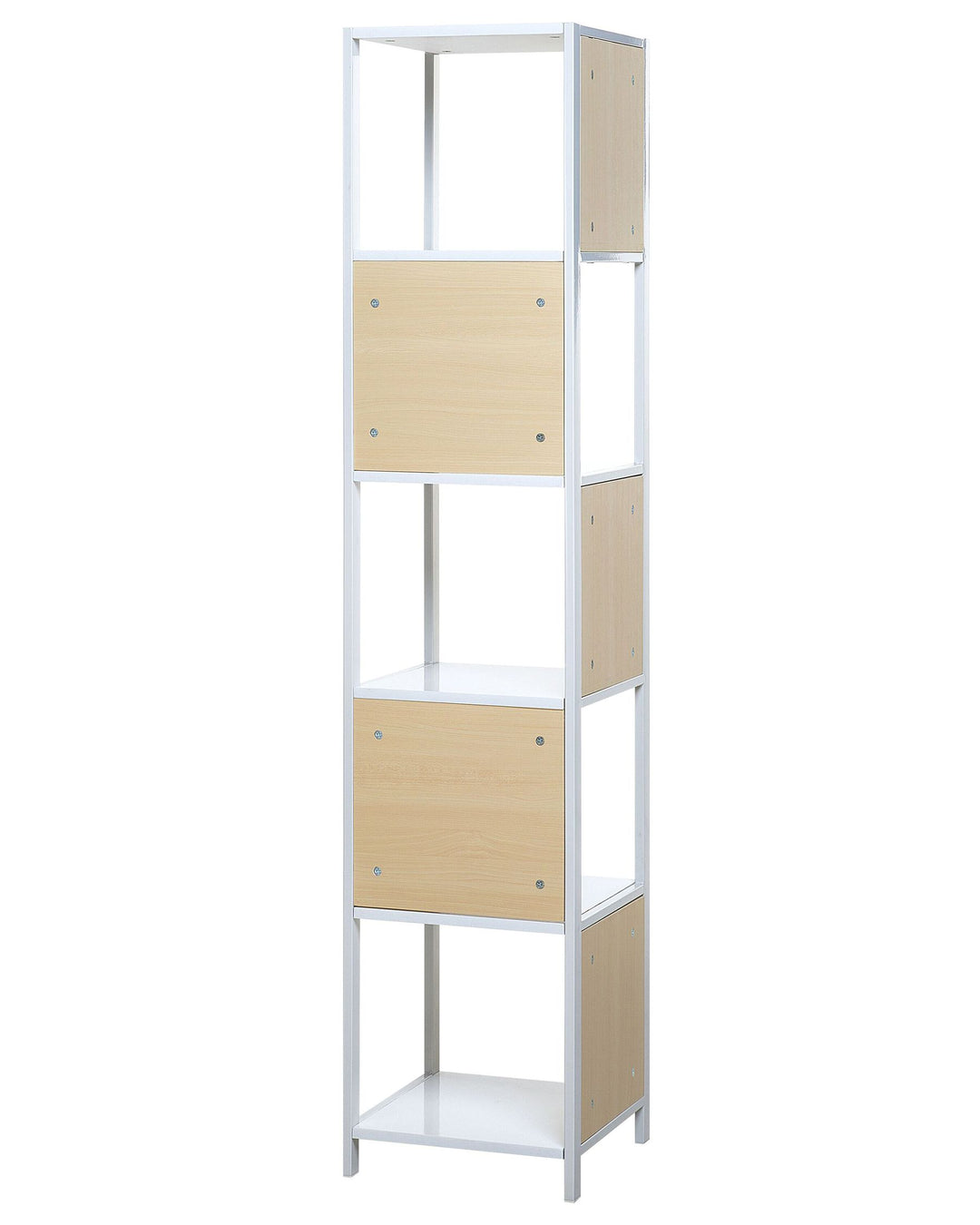 5 Tier Shelving Unit 165 cm White Alonzo