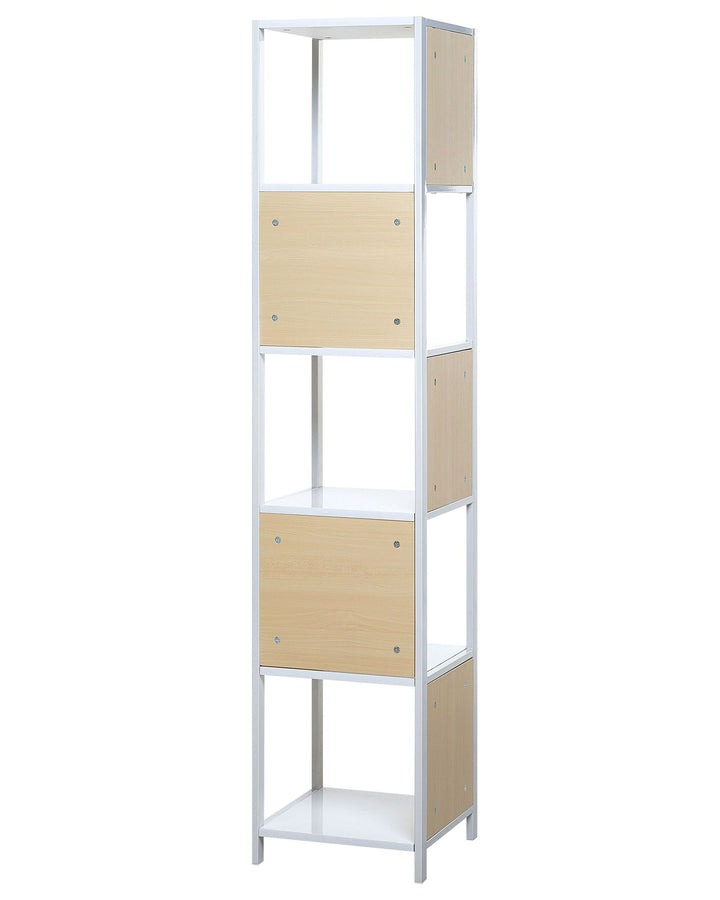 5 Tier Shelving Unit 165 cm White Alonzo