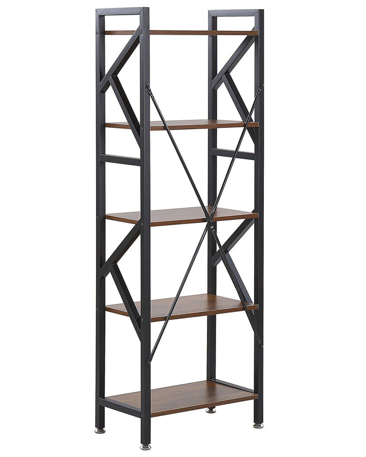 5 Tier Shelving Unit 150 cm Dark Brown Rothwell