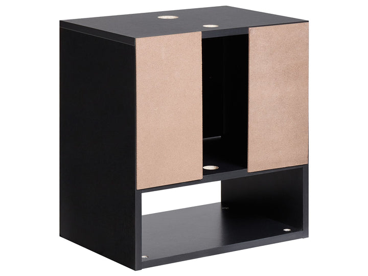 Wall Mounted Washbasin Cabinet 45 cm Black Limeria
