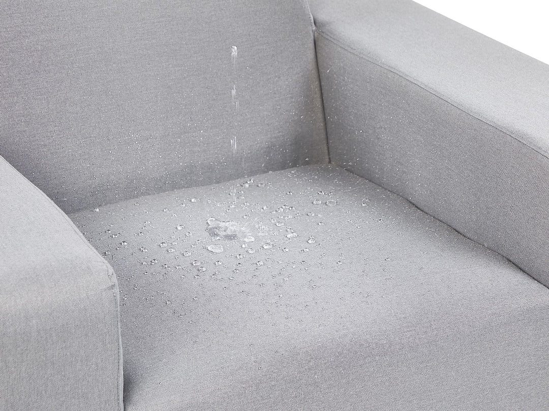 Rovigo Garden Lounge Set with Table 5 Seater Light Grey