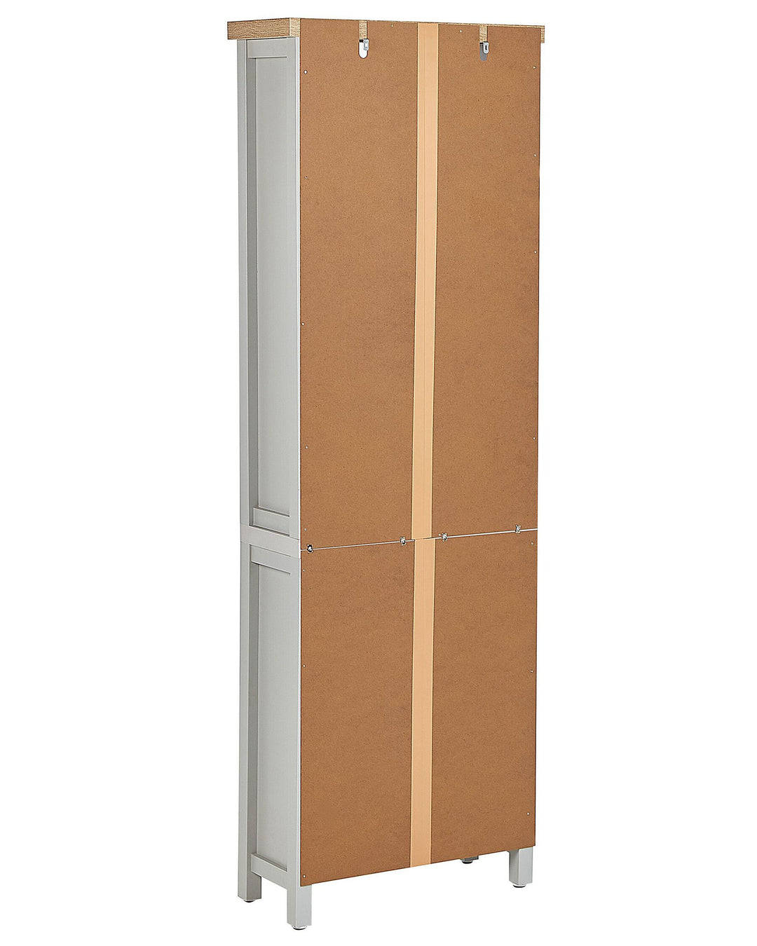 5 Tier Bookcase 181 cm Light Grey Jazmyne