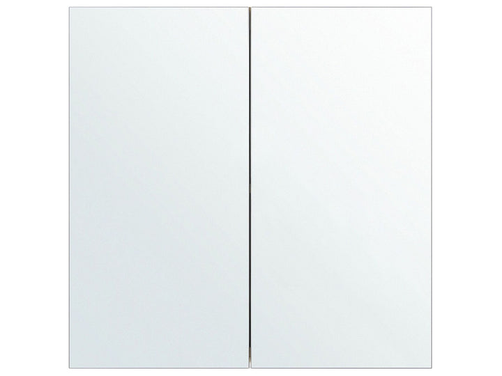 Bathroom Wall Mounted Mirror Cabinet 60 cm 60 cm White Navarra