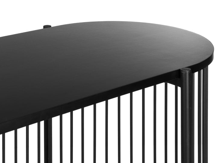 Birkin 3 Tier Shelving Unit 151 cm Black Birson