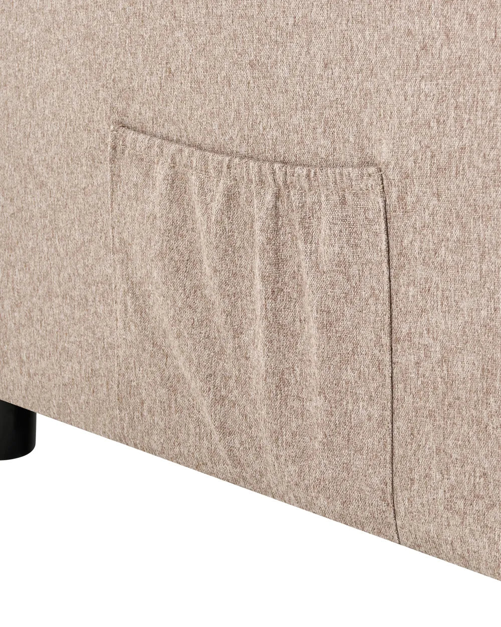 Recliner Chair With Footrest Fabric Taupe Anndi
