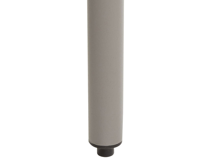 Terracina Garden Lounge Set with Table 2 Seater Metal Light Grey