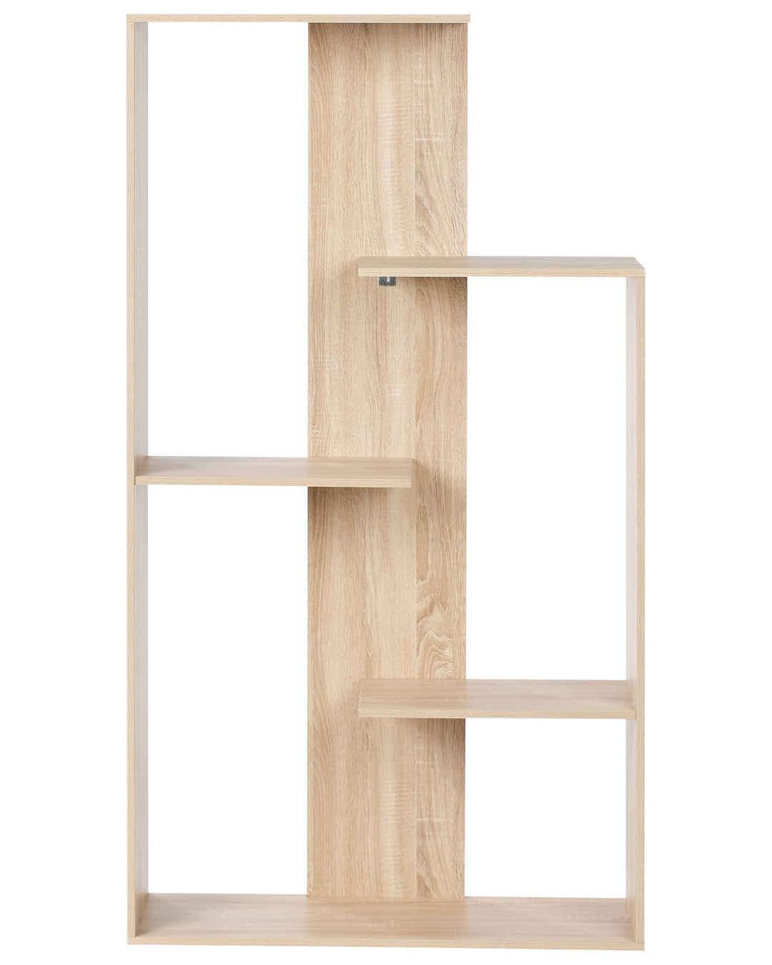 3 Tier Bookcase 163 cm Light Brown Alrun