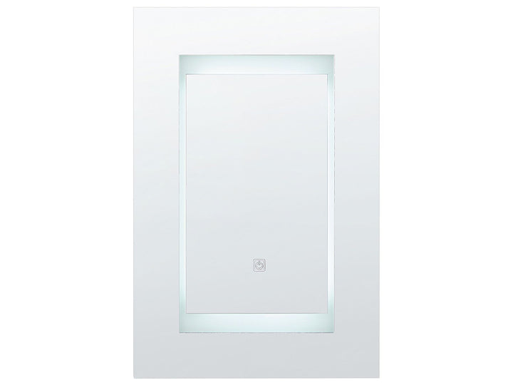 Bathroom Wall Mounted Mirror Cabinet LED 40 cm 60 cm Black Malaspina