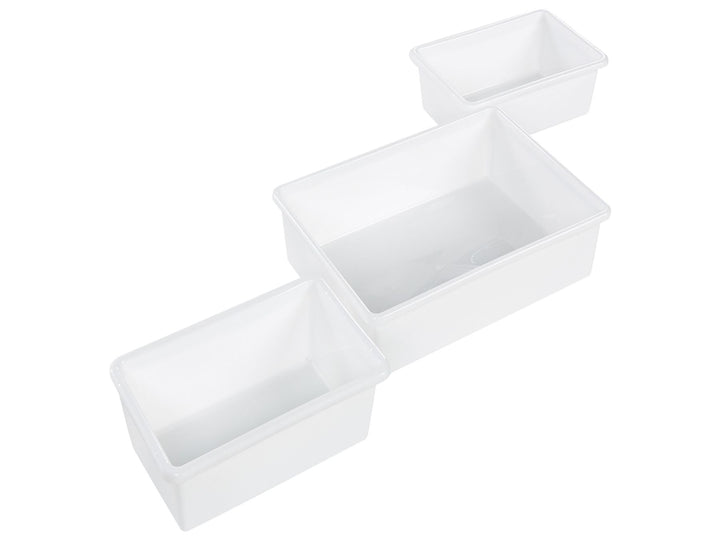 Shelf with 9 Storage Boxes 78 cm Grey Rocco