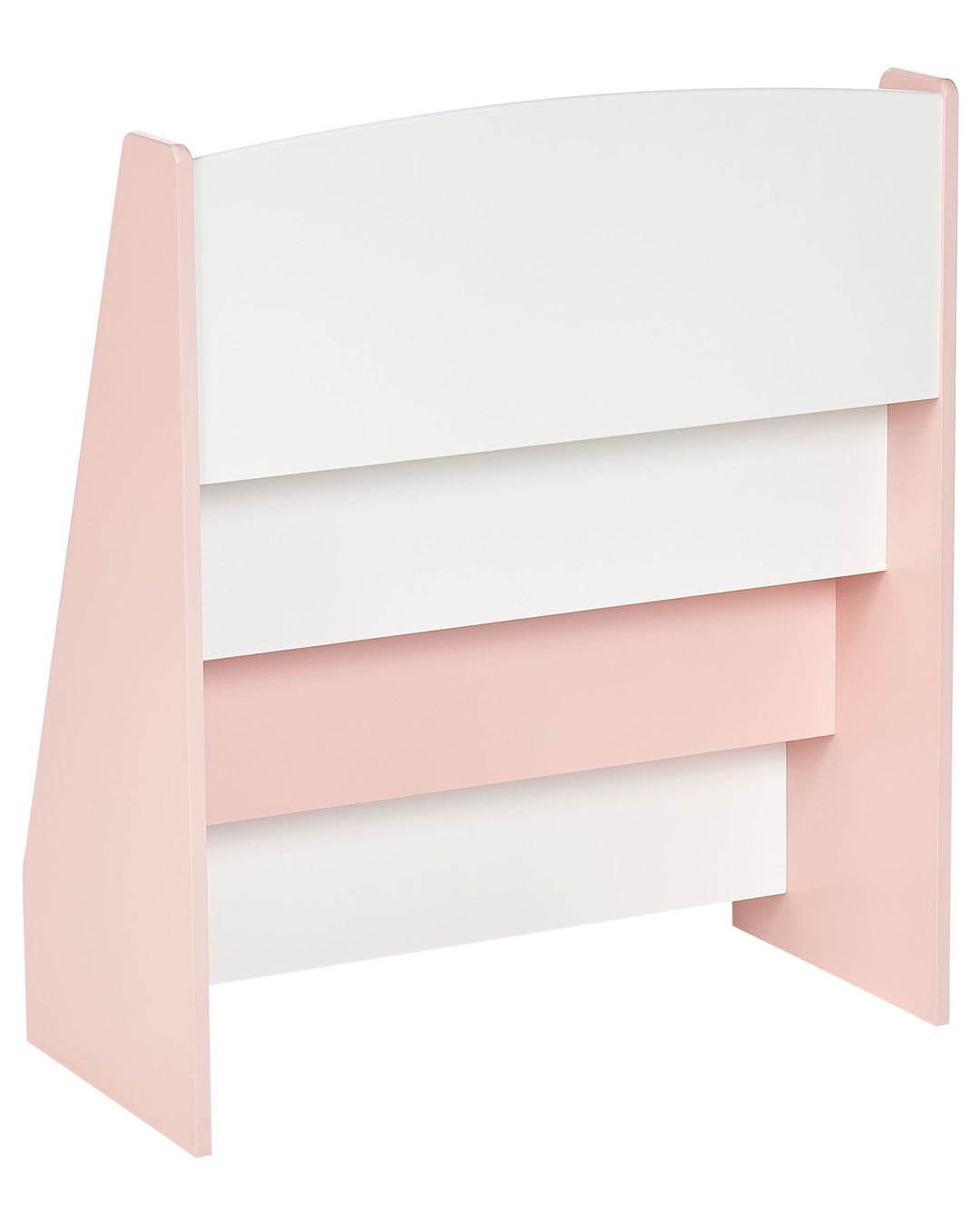 4 Tier Bookcase Engineered Wood 70 cm Pastel Pink Sonya