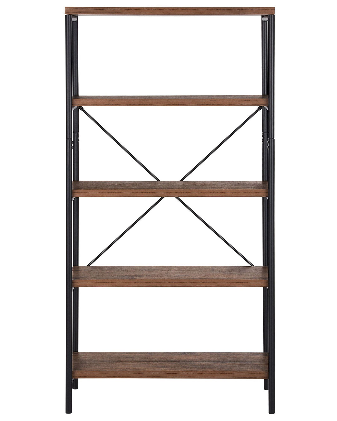 Aldea 4 Tier Shelving Unit 160 cm Dark Brown Brisbane