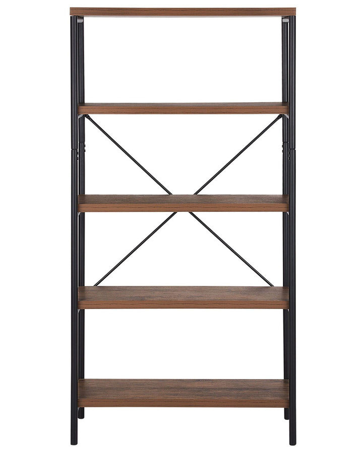 Aldea 4 Tier Shelving Unit 160 cm Dark Brown Brisbane