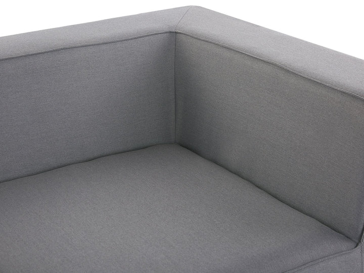 Arezzo Garden Corner Sofa with Ottoman 7 Seater Right Hand Modular Grey