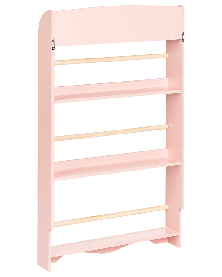 Sonya Wall Bookshelf Engineered Wood 100 cm Pastel Pink
