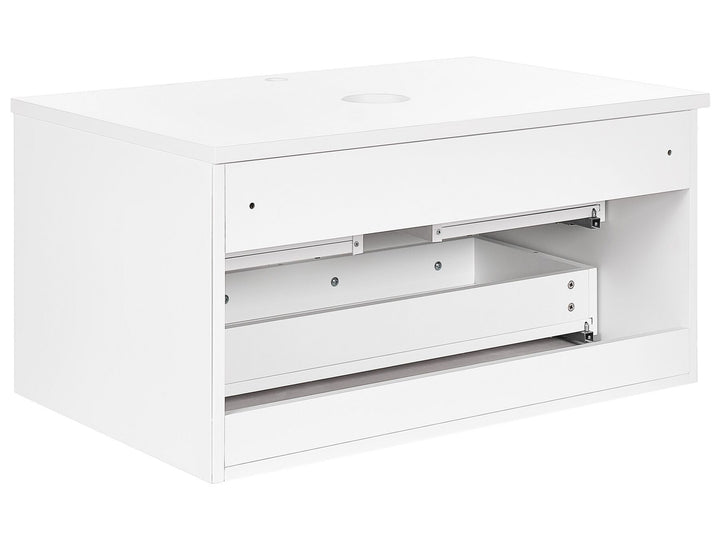 Wall Mounted Washbasin Cabinet 80 cm White Alzira