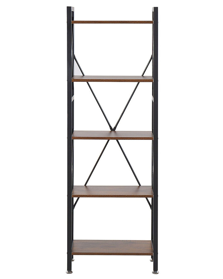 5 Tier Shelving Unit 150 cm Dark Brown Rothwell
