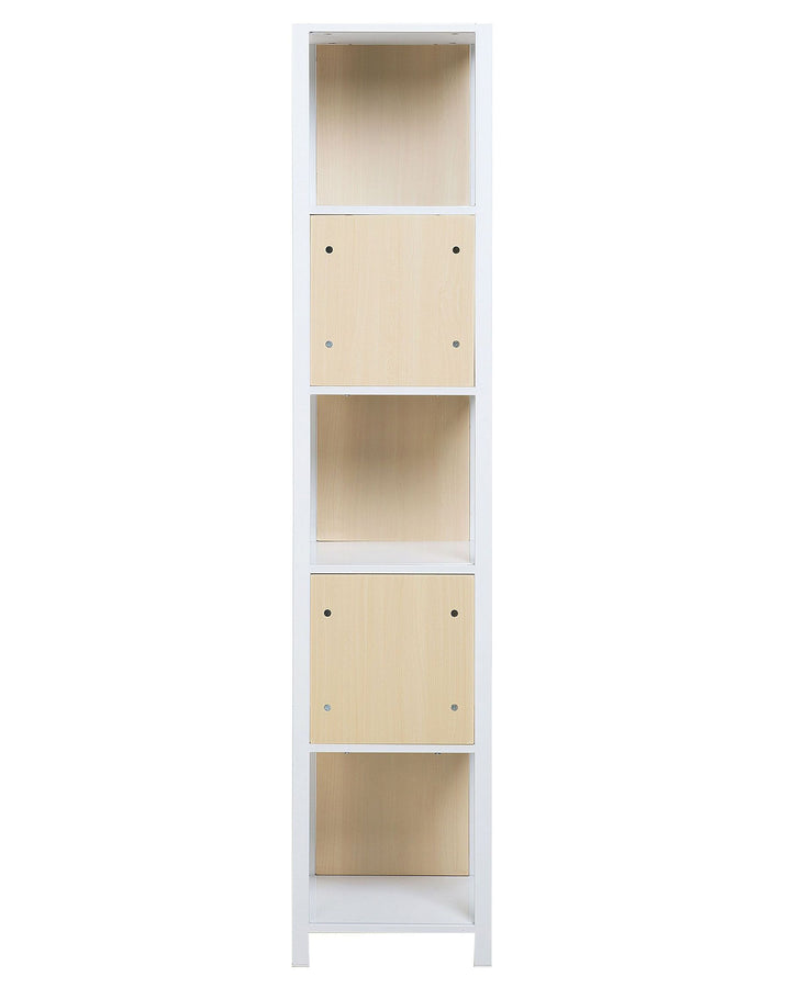 5 Tier Shelving Unit 165 cm White Alonzo