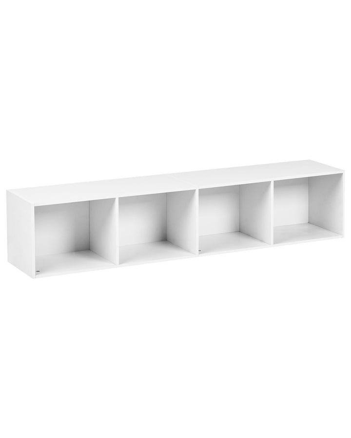 4 Tier Bookcase 143 cm White Rikiah