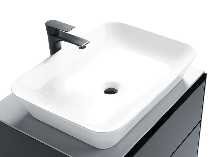 Bathroom Vanity Set 60 cm Grey Manzon