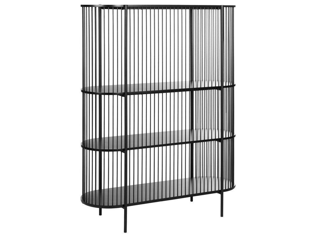 Birkin 3 Tier Shelving Unit 151 cm Black Birson