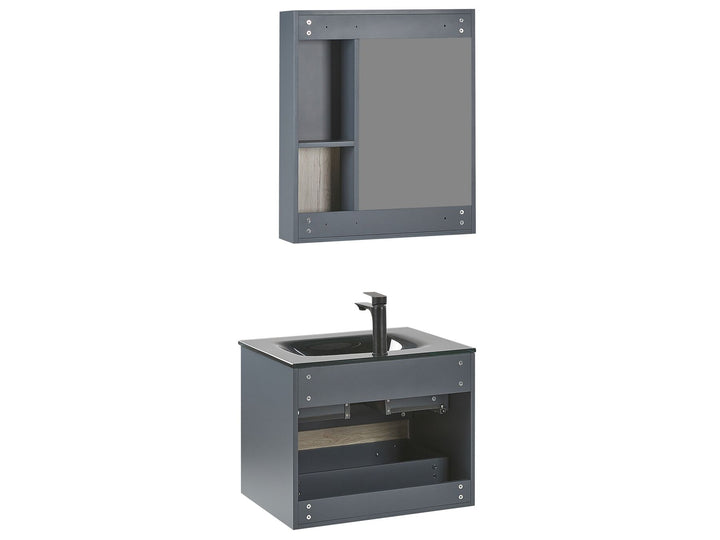 Bathroom Vanity Set Grey Tereuel