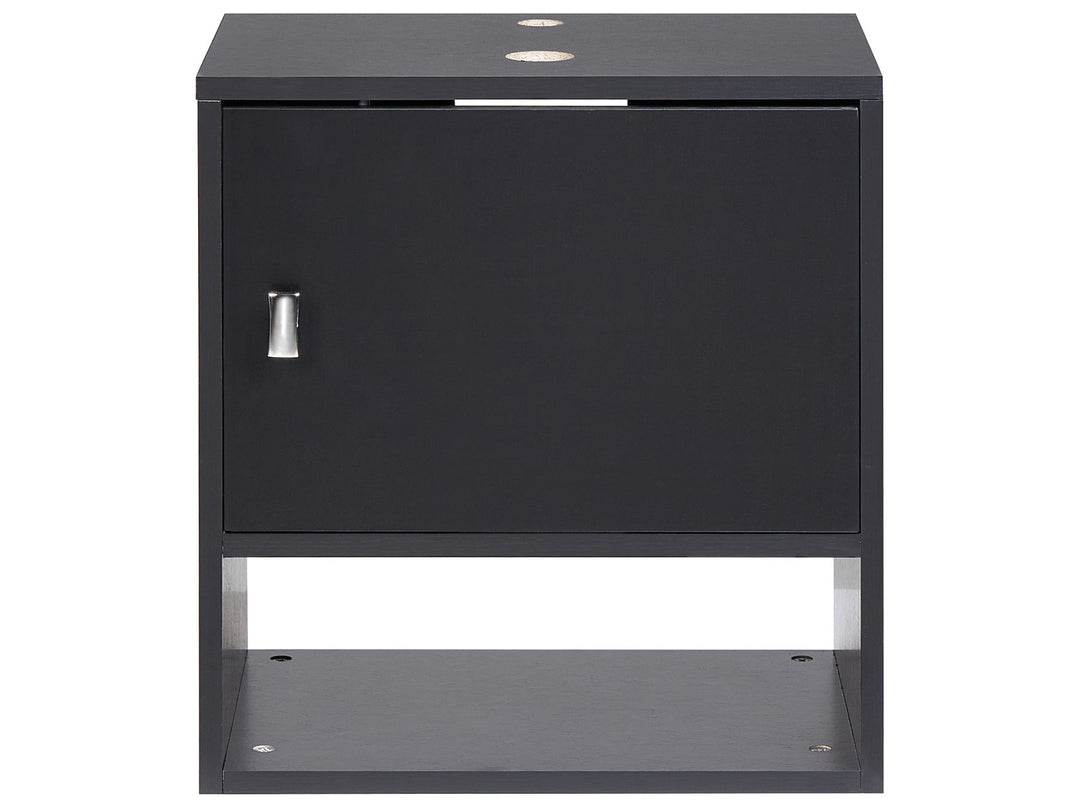 Wall Mounted Washbasin Cabinet 45 cm Black Limeria