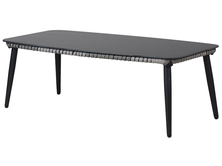 Preveza Garden Lounge Set with Table 4 Seater PE Rattan Grey