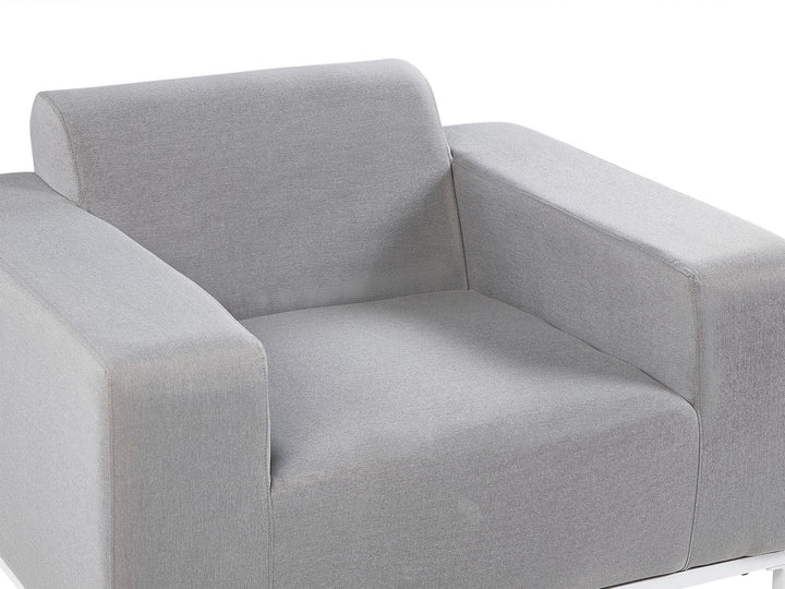 Rovigo Garden Lounge Set with Table 5 Seater Light Grey