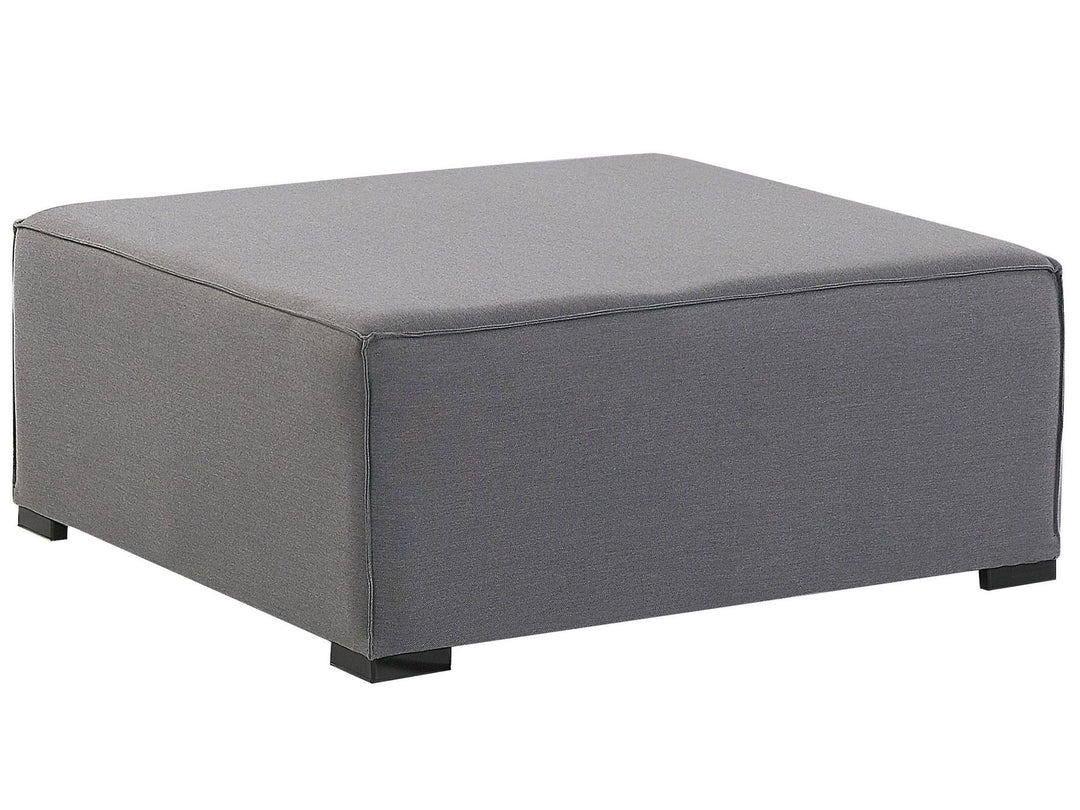 Arezzo Garden Corner Sofa with Ottoman 7 Seater Right Hand Modular Grey