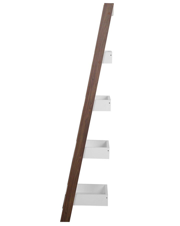 5 Tier Shelving Unit 166 cm Brown/ White Susan