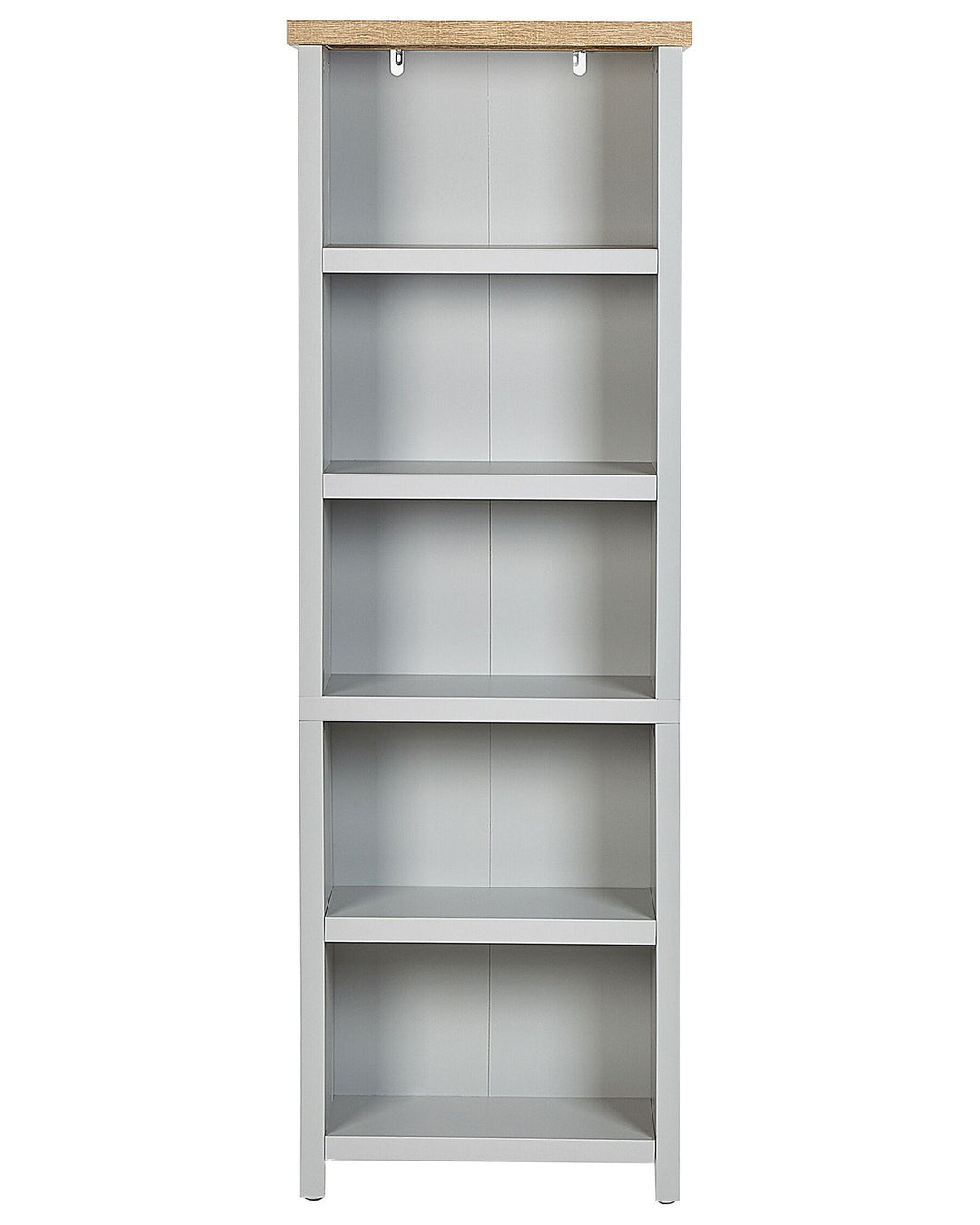 5 Tier Bookcase 181 cm Light Grey Jazmyne