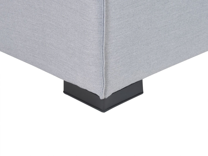 Arezzo Garden Sofa with Ottoman 4 Seater Modular Light Grey