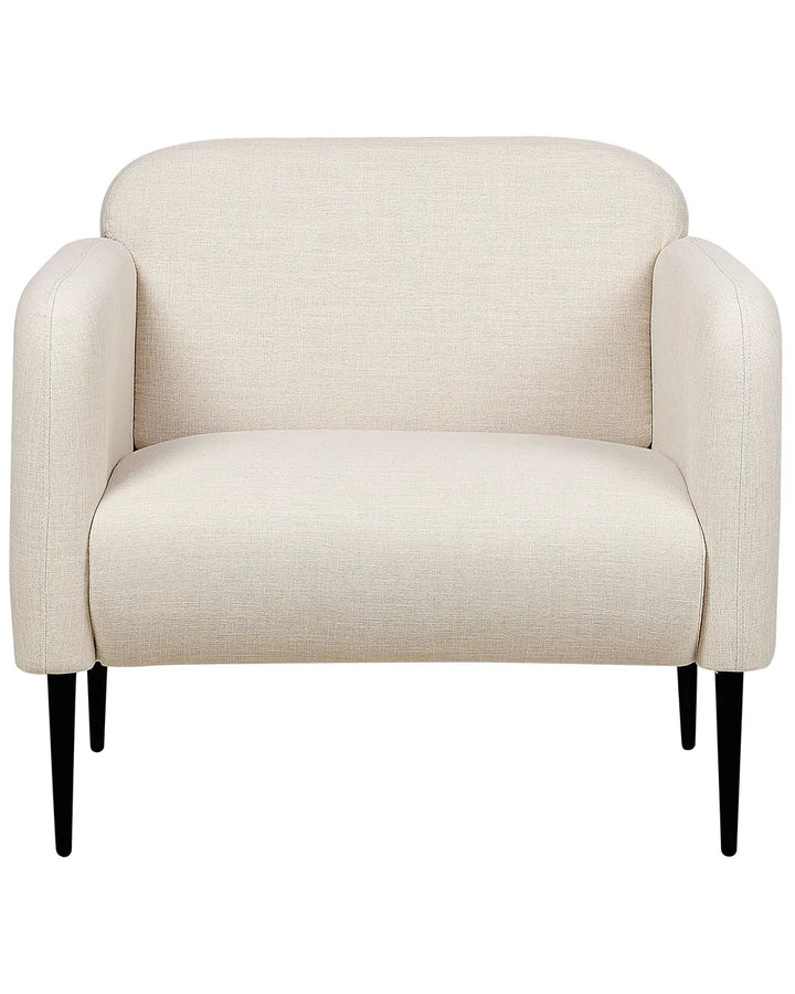 Armchair Linen Light Beige Romines