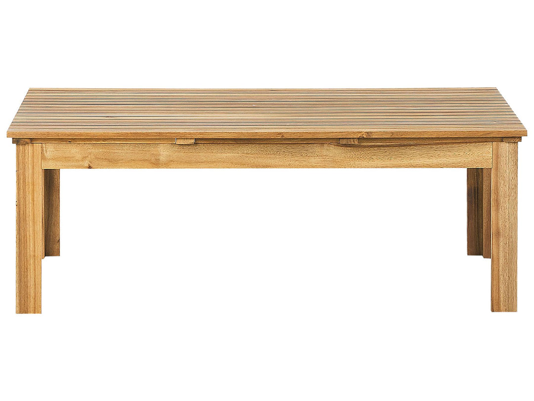 Pacific Garden Lounge Set with Table 4 Seater Acacia Wood Black