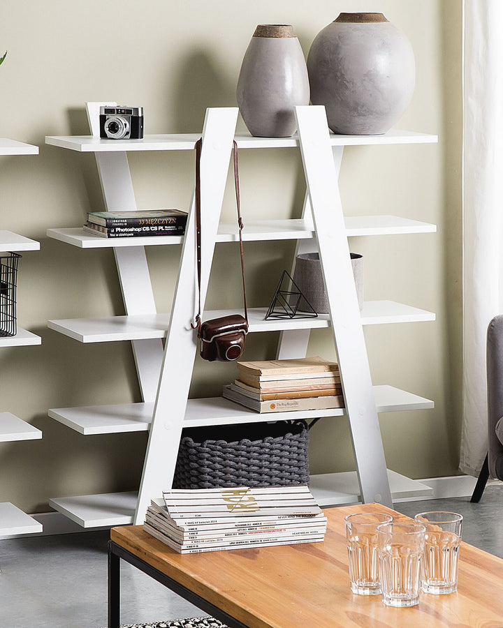 5 Tier Shelving Unit 116 cm White Alma