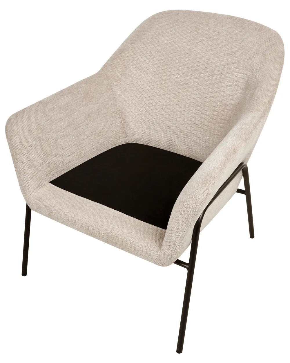 Armchair Fabric Beige Aunna