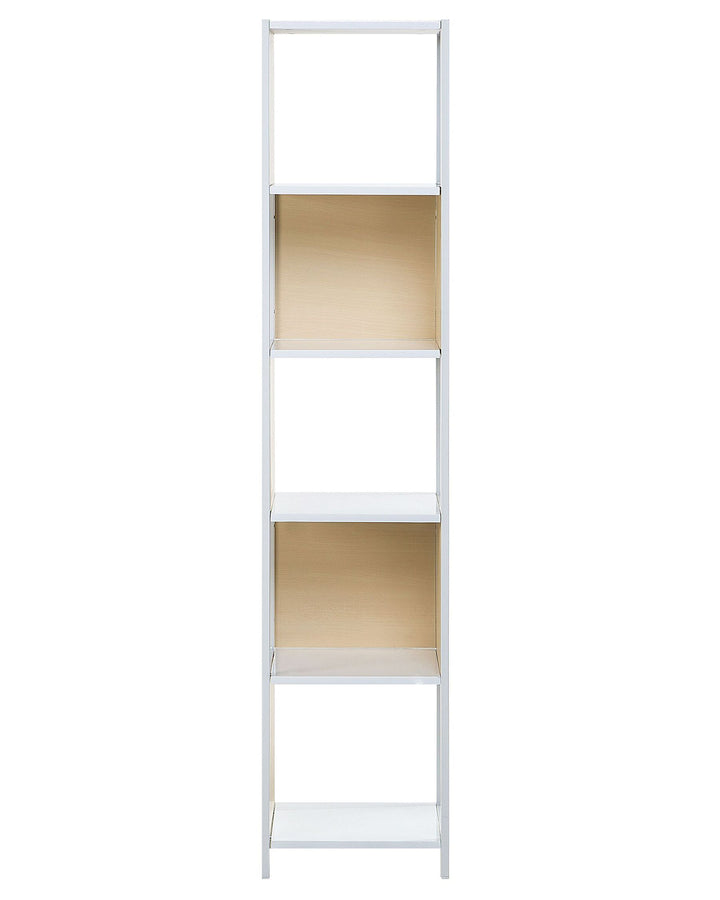 5 Tier Shelving Unit 165 cm White Alonzo