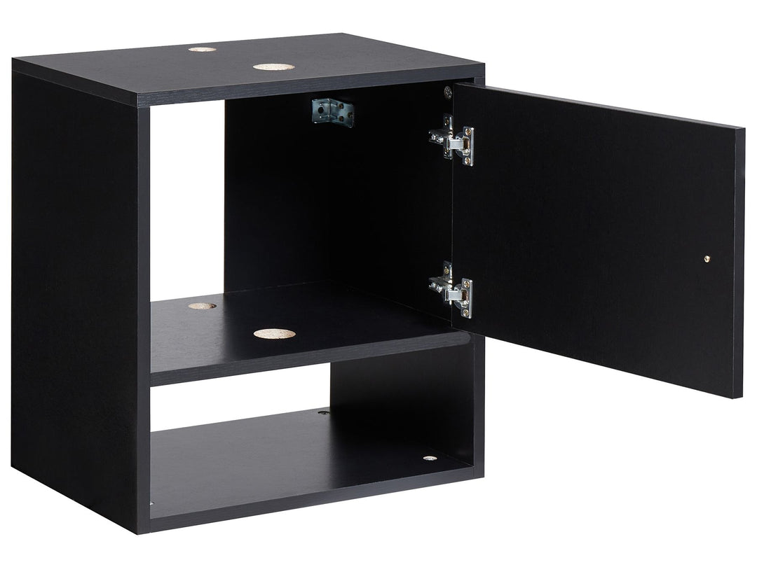 Wall Mounted Washbasin Cabinet 45 cm Black Limeria
