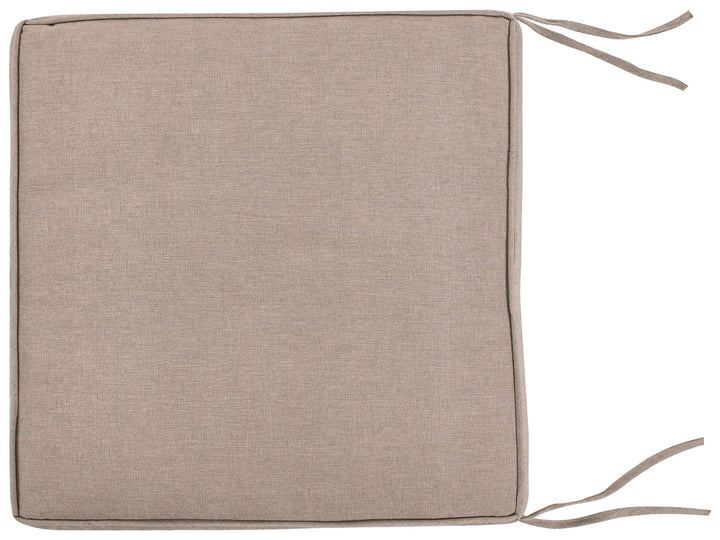 Mestrino Garden Lounge Set with Table 4 Seater Metal Beige