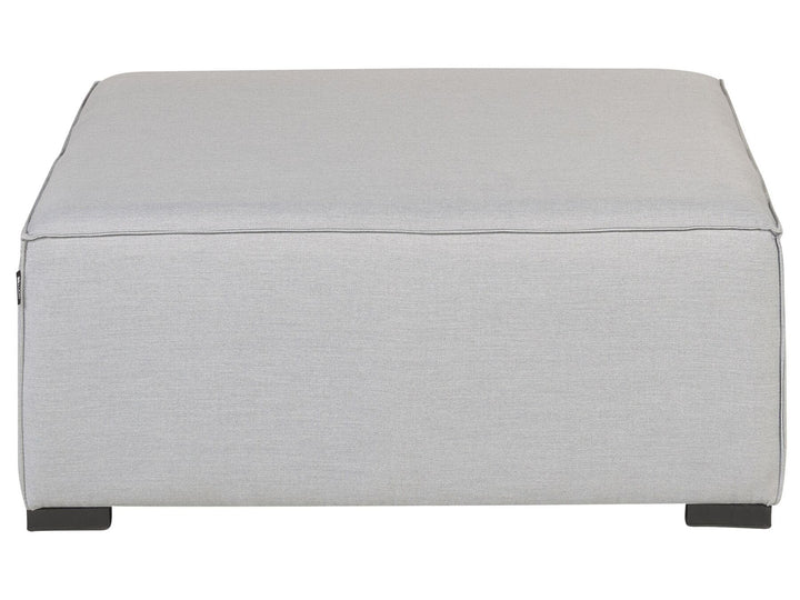 Arezzo Garden Sofa with Ottoman 4 Seater Modular Light Grey